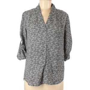 Mossimo XXL B&W V-neck Blouse